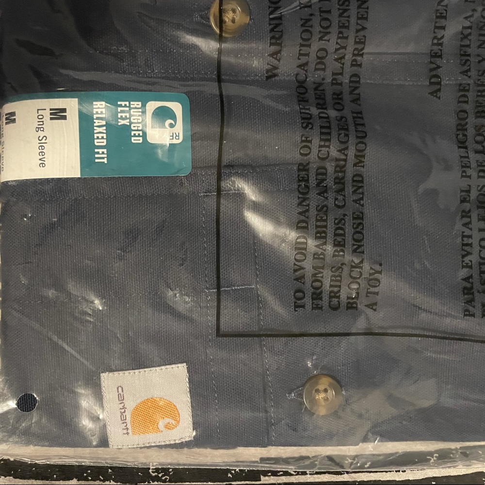 Carhartt Rugged Flex Midweight Navy Longsleeve